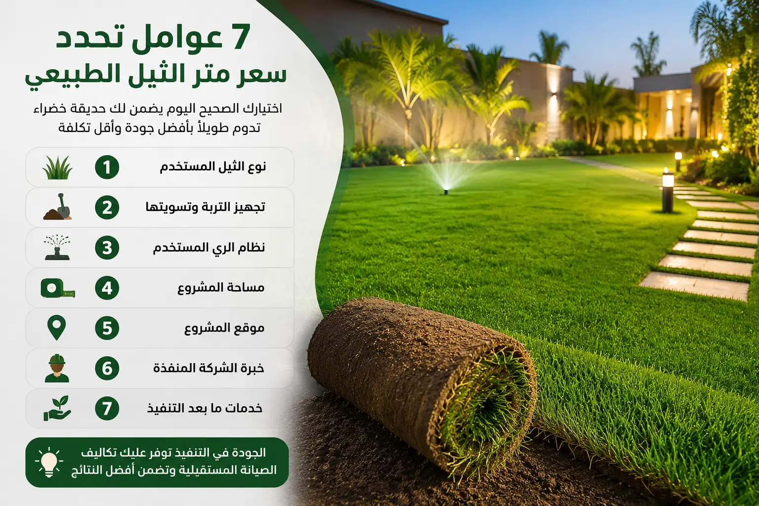 سعر متر الثيل الطبيعي
