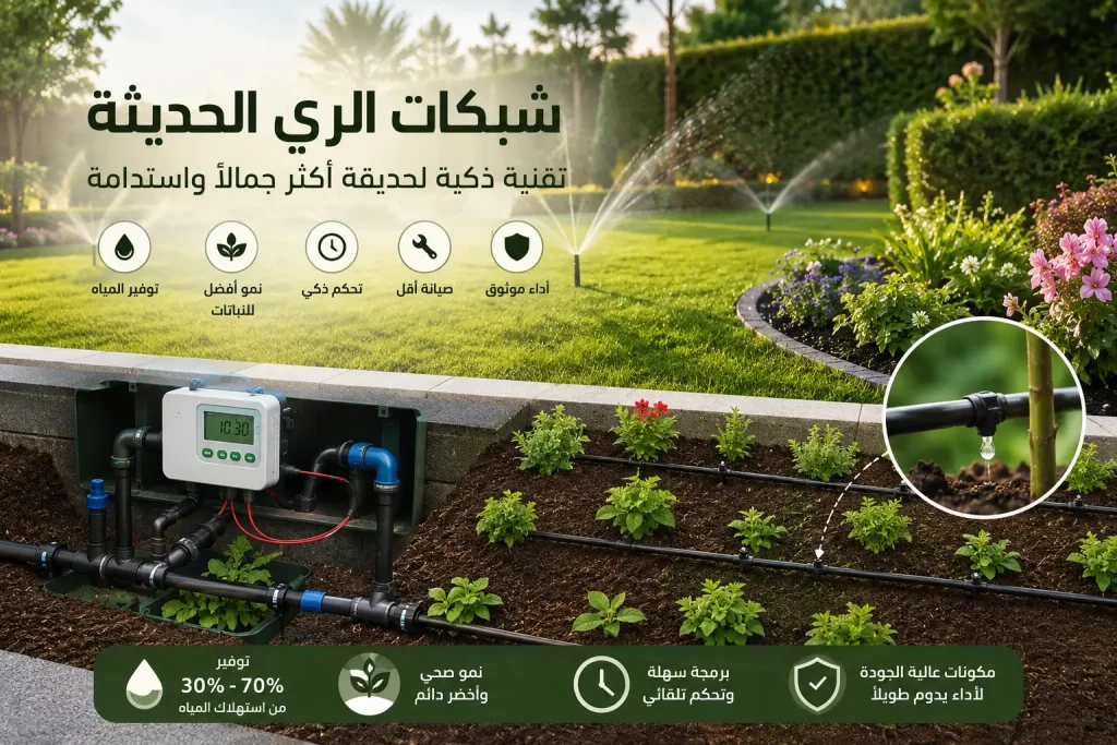 شبكات الري الحديثة